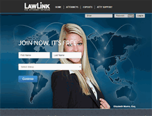 Tablet Screenshot of caselaw.lawlink.com