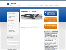 Tablet Screenshot of lawlink.ie